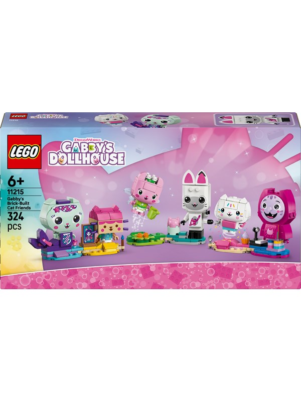 LEGO Gabby's Dollhouse 11215 Gabbys klossebygde kattevenner