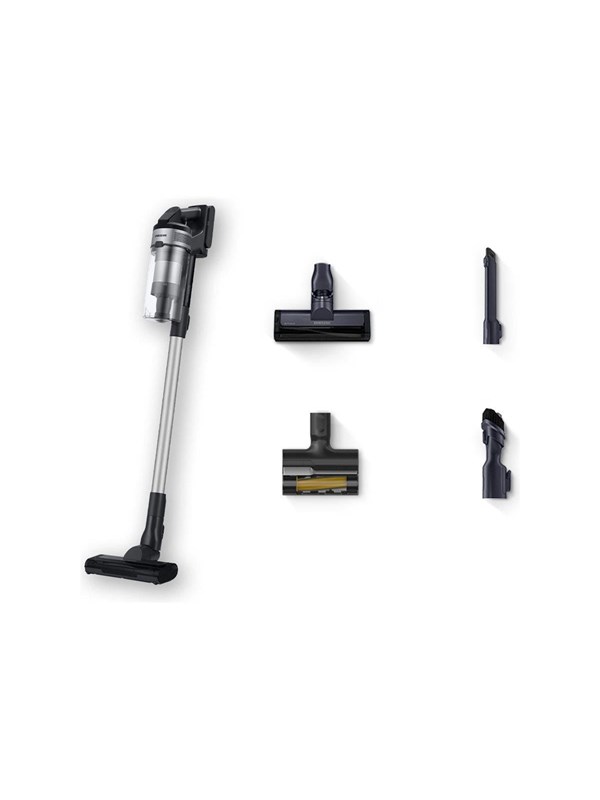 Samsung Skaftstøvsuger Jet 65 Pet VS15A60AGR5 - vacuum cleaner - cordless - stick/handheld - 1 battery included charger - black ChroMetal/teal silver