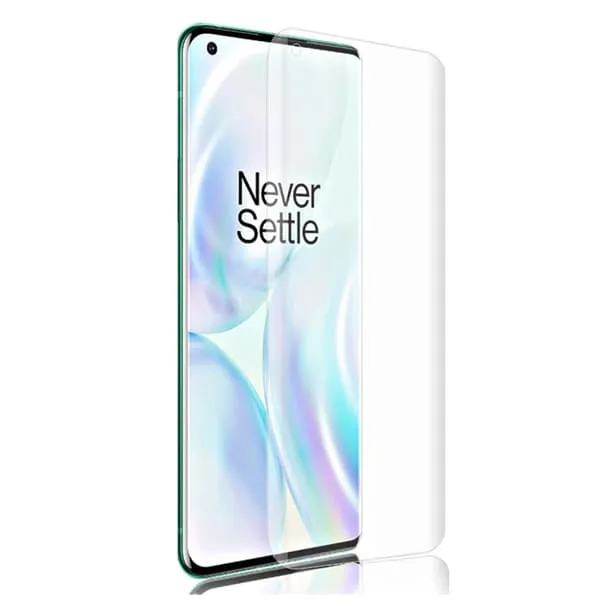 OnePlus 8 Skjermbeskyttende beskyttende plast omfattende