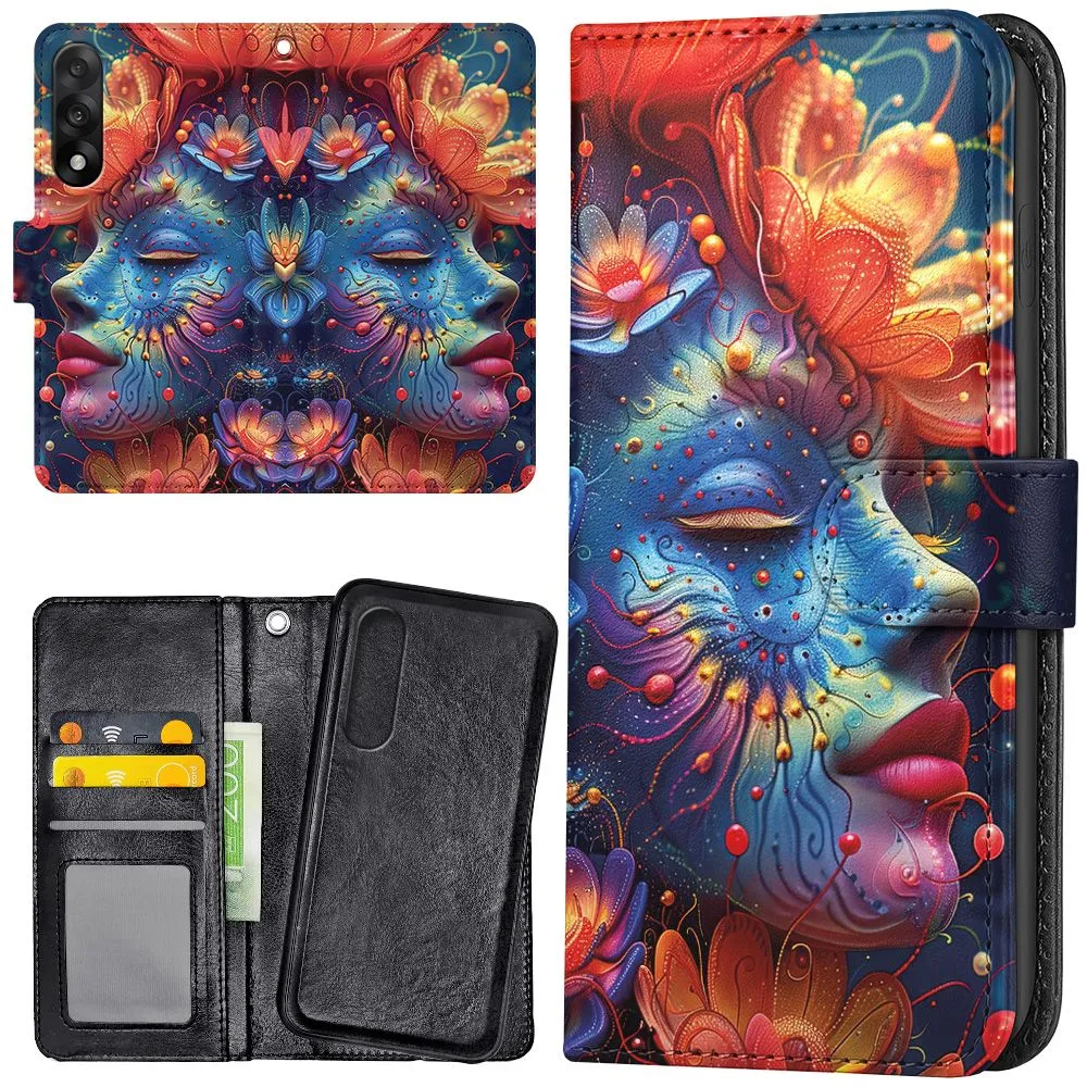 OnePlus Nord 5 - Lommebok Deksel Psychedelic