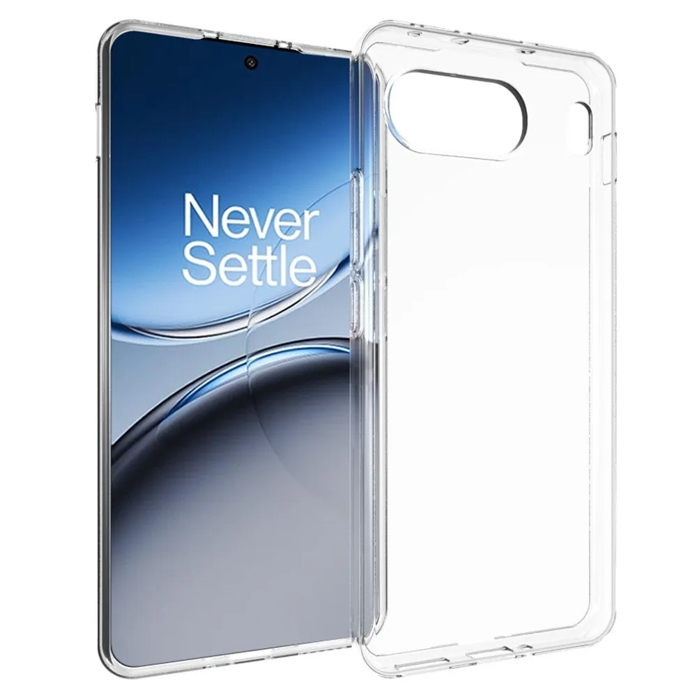 Til OnePlus Nord 4 Deksel TPU Ripebestandig Gjennomsiktig Deksel