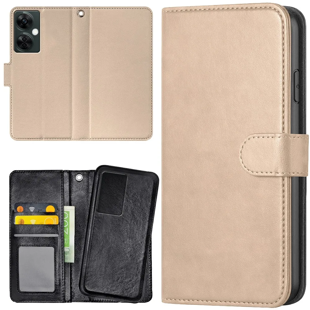 OnePlus Nord CE 3 Lite 5G - Lommebok Deksel Beige