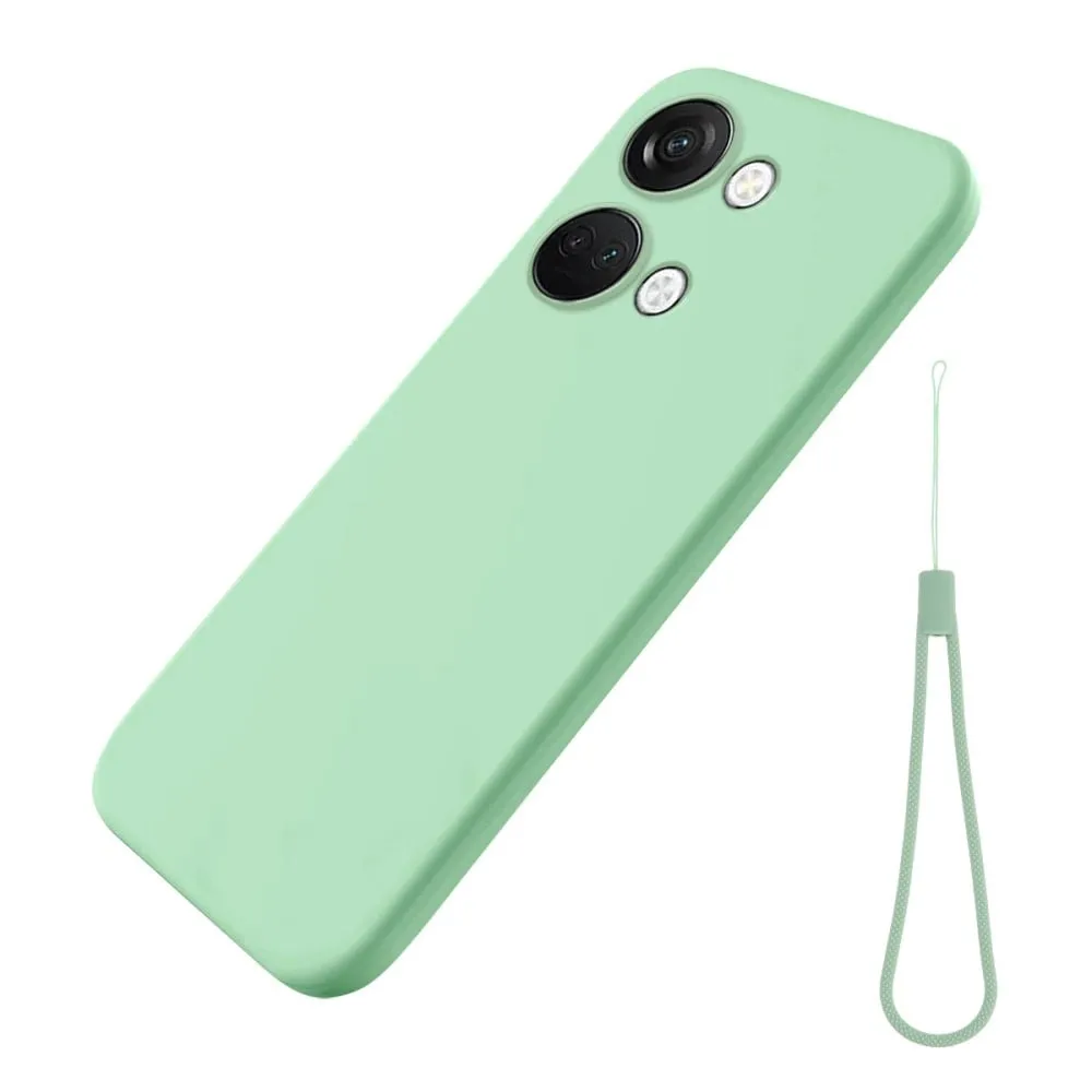 Matt flytende silikondeksel for OnePlus Ace 2V / OnePlus Nord 3 - Grønn
