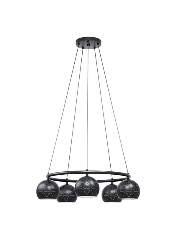 EGLO CANTALLOPS PENDEL E14 5L Ø690 SVART