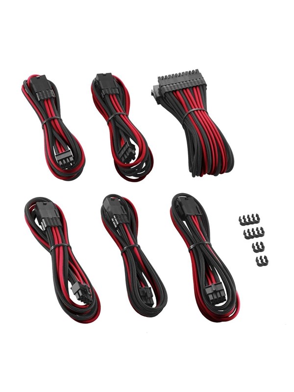 CableMod PRO ModMesh Cable Extension Kit - Black/Red