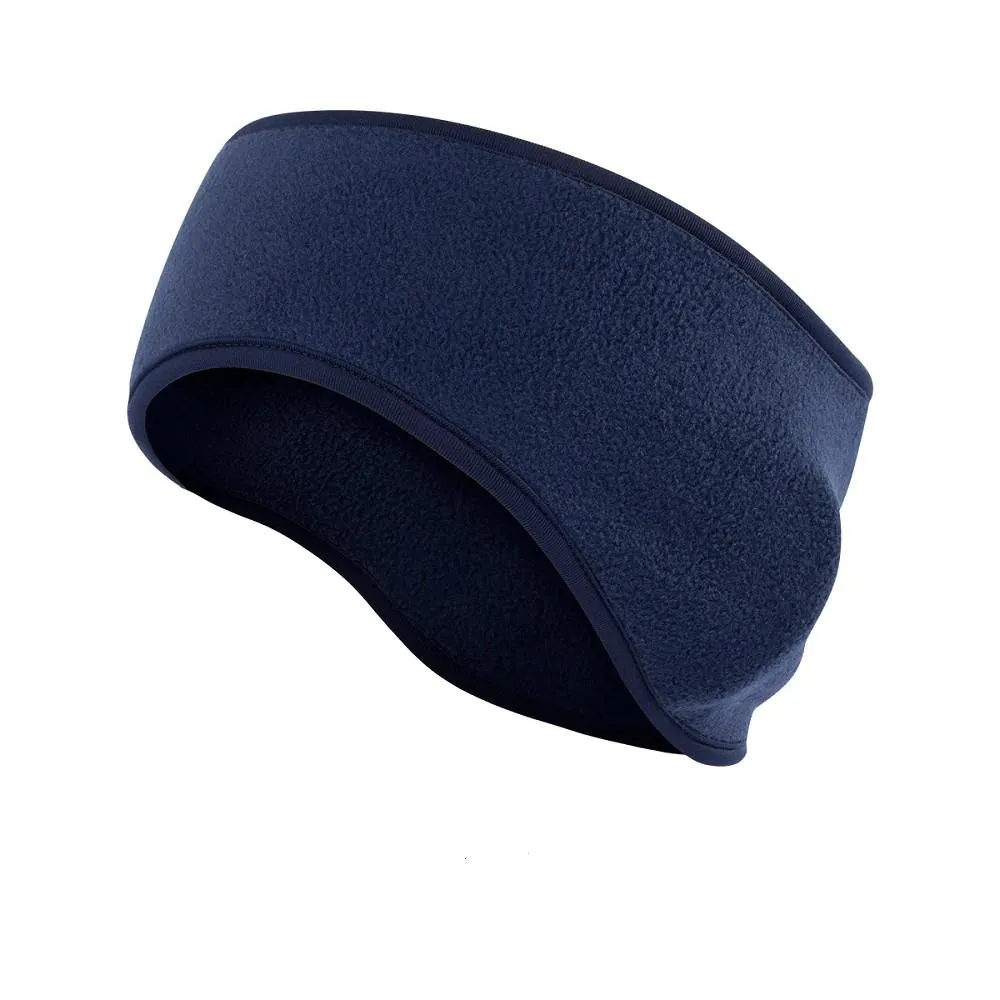 Pannebånd - Fleece - Marineblå