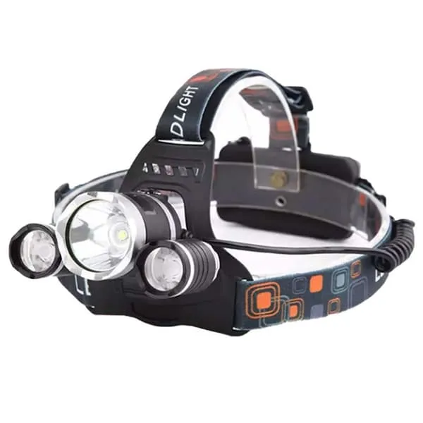 Oppladbar 30W LED -hodelampe