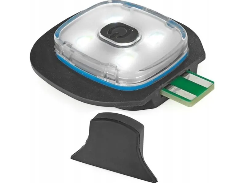 Geko reserve-LED-lampe til lue