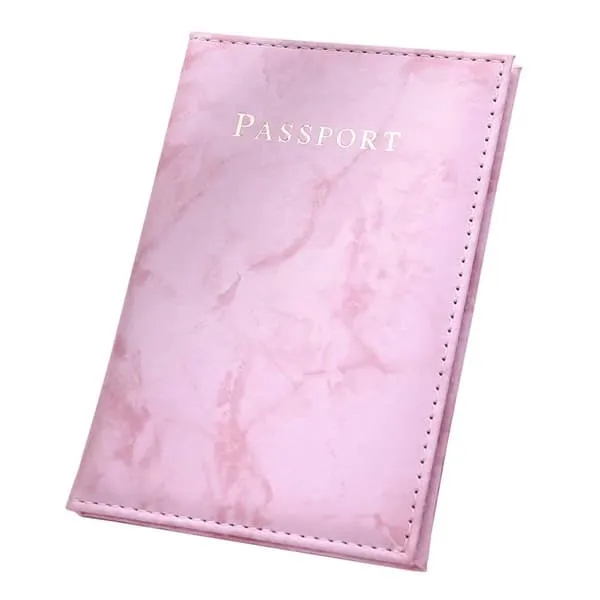 Passveske rosa marmor