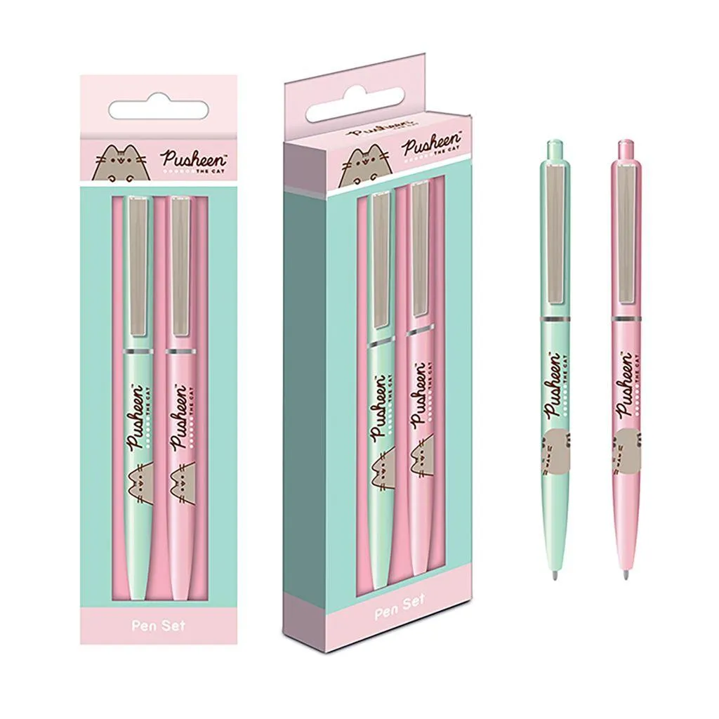 Pusheen Botanical Pen Set (Pack Of 2)