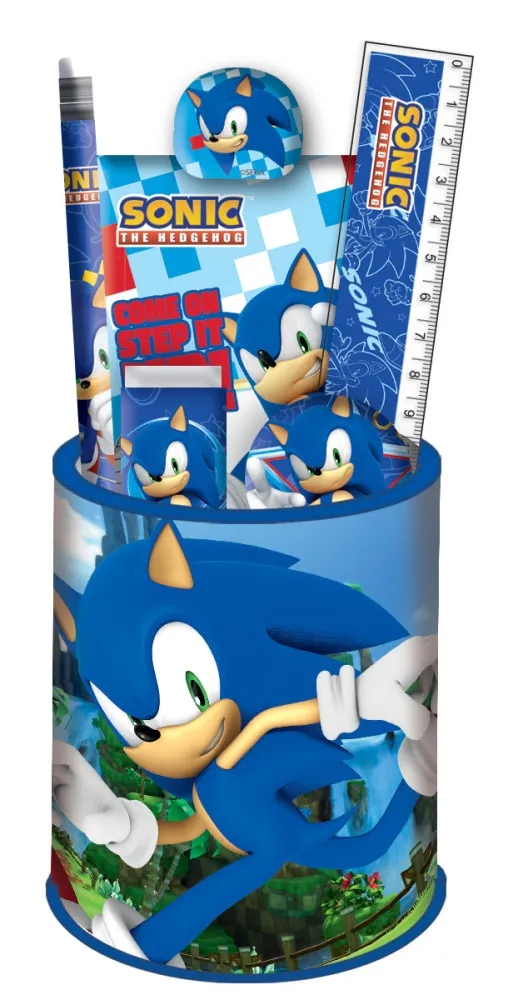 Sonic the Hedgehog Skrivesett - 7 deler