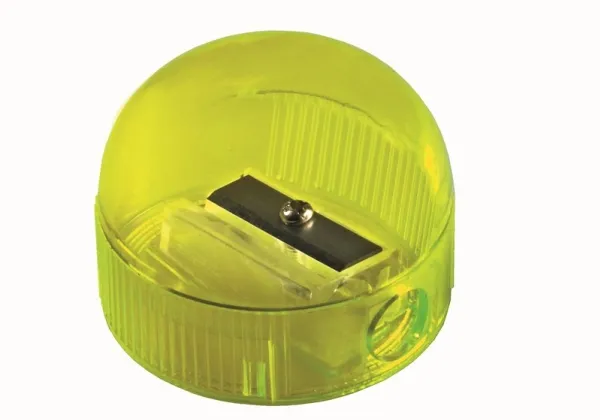Linex PS150, Manuell blyantspisser, Translucent, Gult, Plast, Utstillingseske