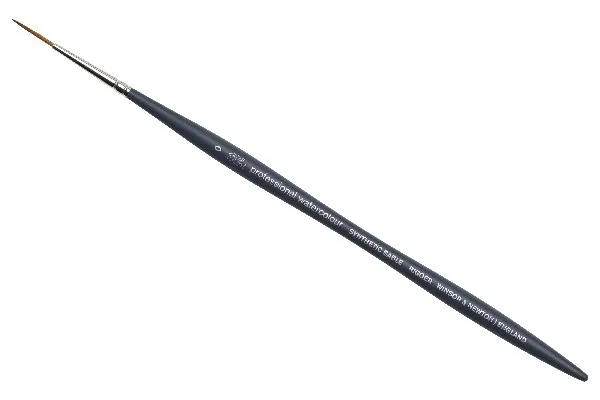 PRO akvarell syntetisk sable pensel rigger str. 0
