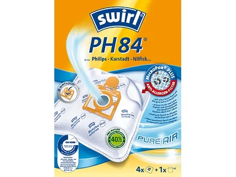 Swirl PH 84, Oransje, Hvit, Philips, Nilfisk, Karstadt, 4 stykker, 1 stykker