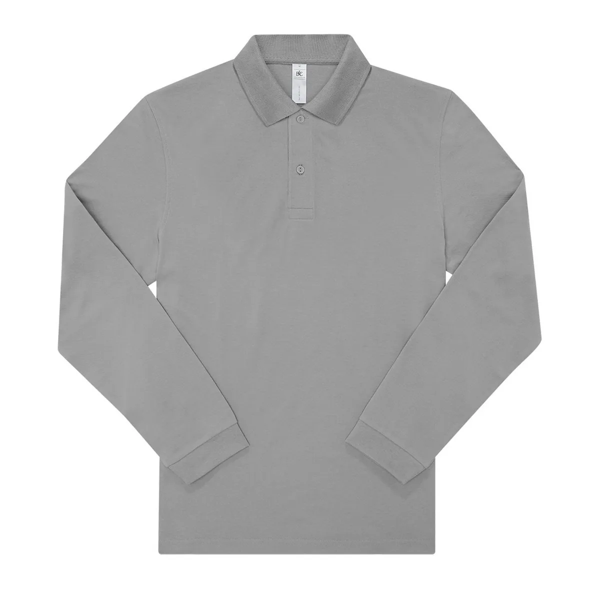 B&C Mens My Long-Sleeved Polo Shirt