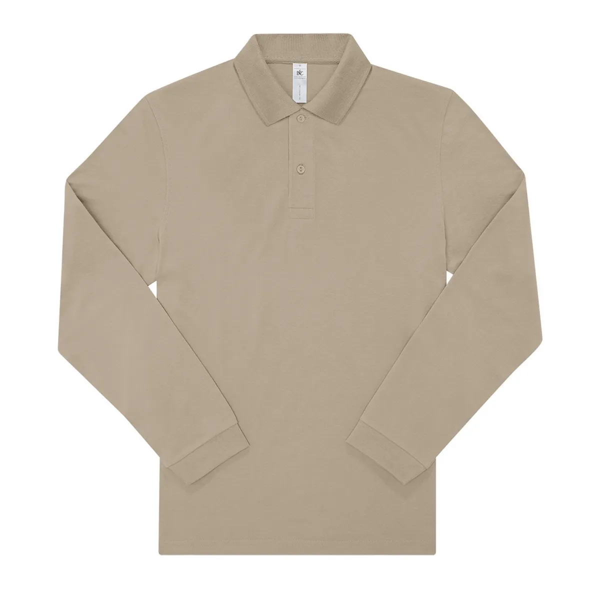 B&C Mens My Long-Sleeved Polo Shirt