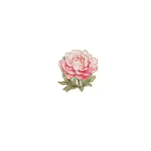 Brosje - Nål - Blomst - Peon