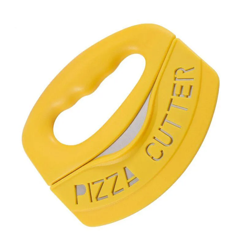 Pizzakutter med beskyttelsesdeksel - rustfritt stål