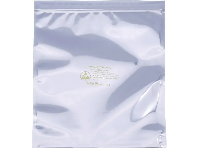 Quadrios ESD-avskjermingspose (L x B) 200 x 250 mm bokstavkode S 10 stk
