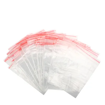 Lynlåsposer 100-pak 10 x 15 cm – genlukkelige poser / plastposer til småopbevaring