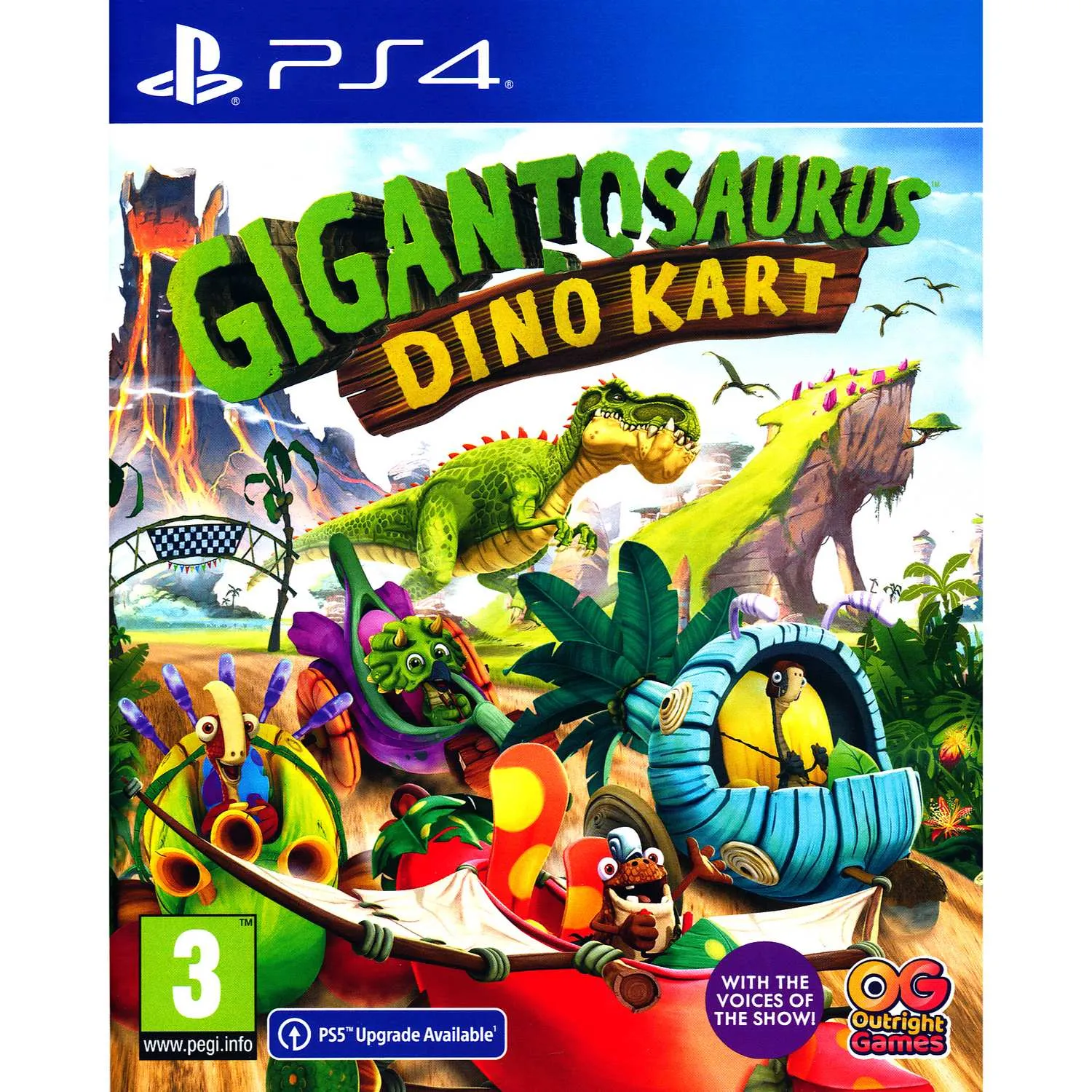 Gigantosaurus Dino Kart Racer Playstation 4 PS4
