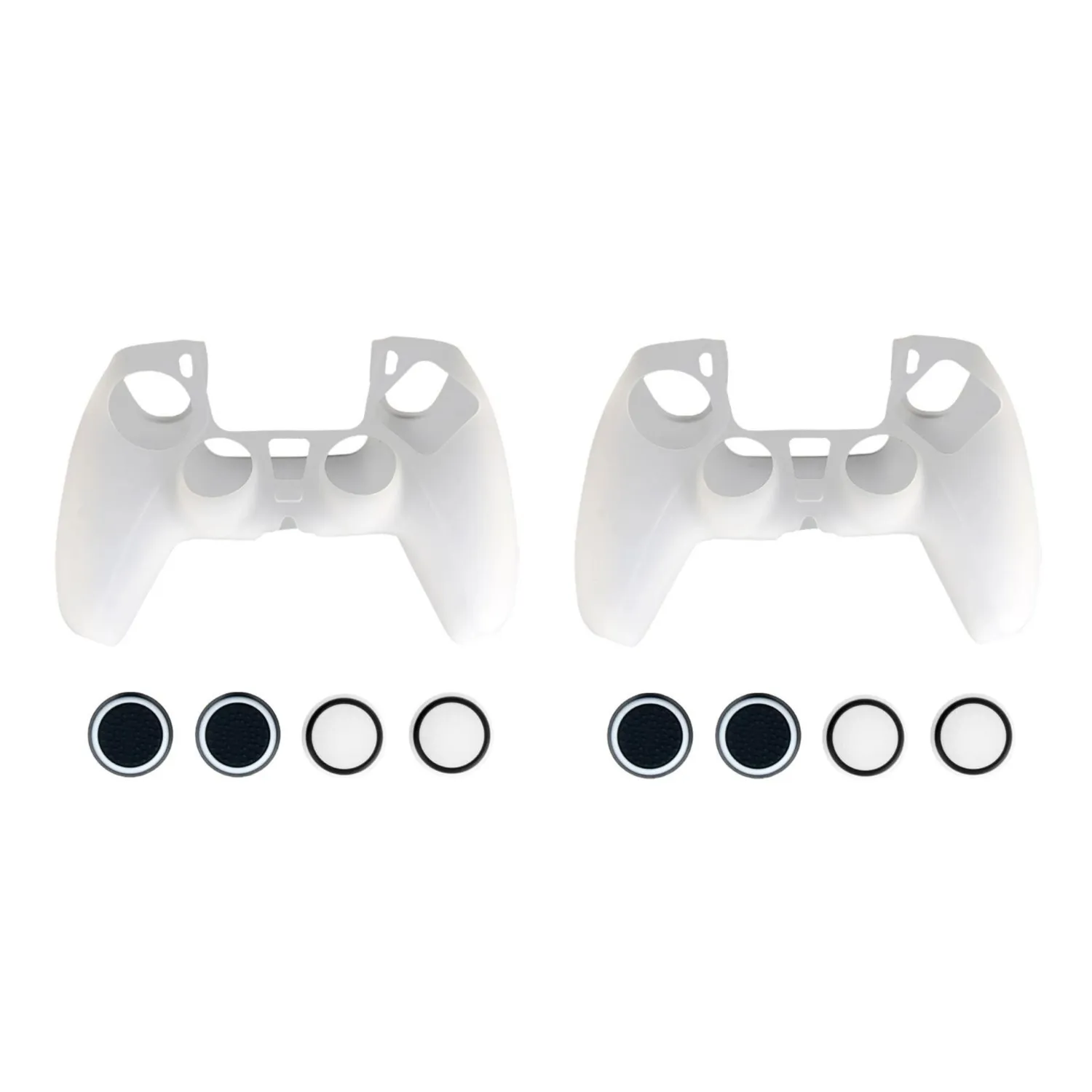2x Silikondeksel til Playstation 5 PS5 Control - Hvit