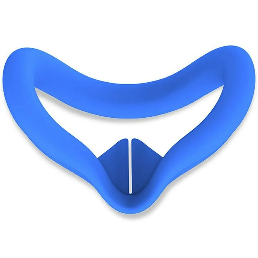Meta Quest 3S VR ansiktsgrensesnitt silikonveske Anti-Sweat Face Pad beskyttelsesdeksel - Blå