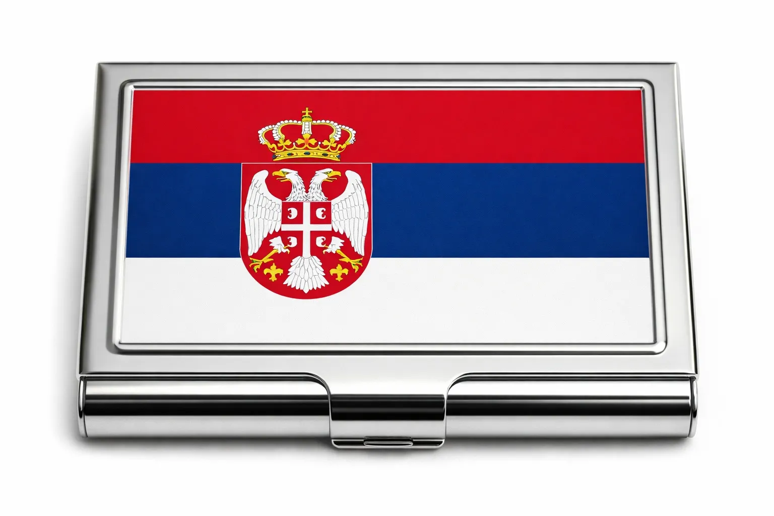 Kortholder - Serbia flagg