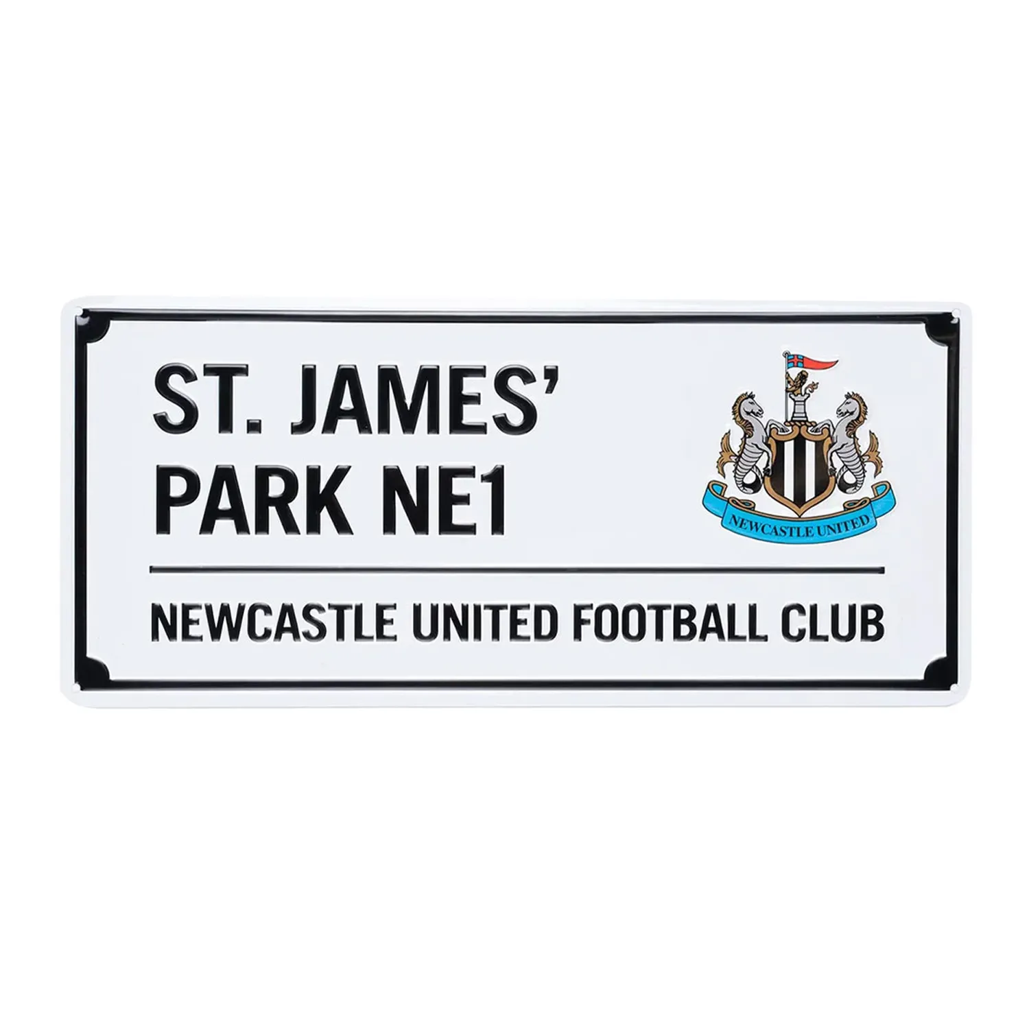 Newcastle United FC Street Sign