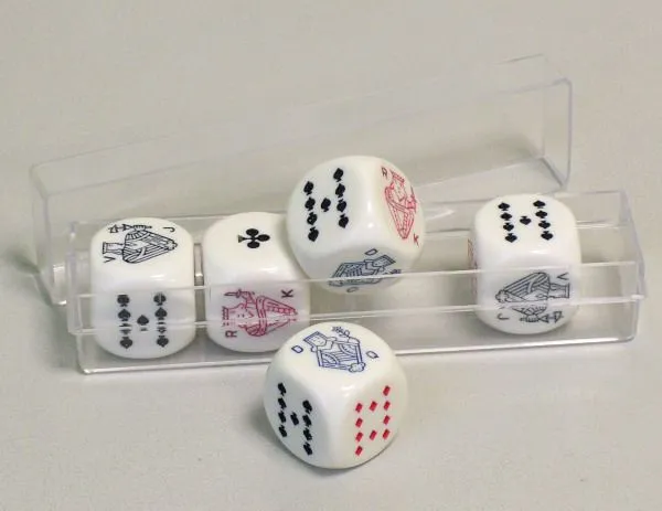 Piatnik KOSCI MALE 5 stk pokersett - 297090