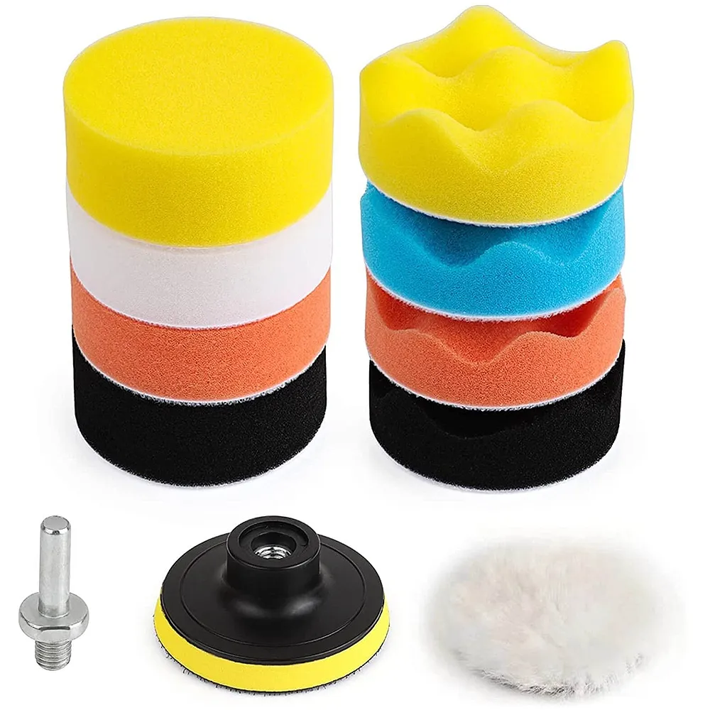 Sett med poleringssvamper for drill 80mm