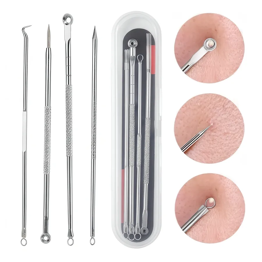 Hudormfjerner Kit / Kvise Pinsett - Klemmer Hudormer
