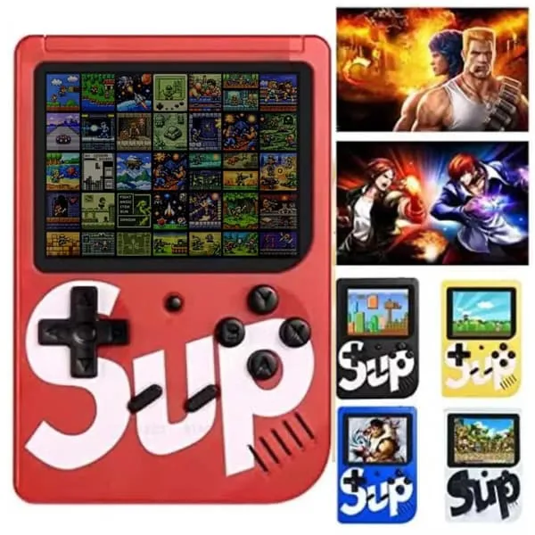 3" Mini Retro Håndholdt Spillkonsoll 400-i-1 32-Bit Blandede Farger