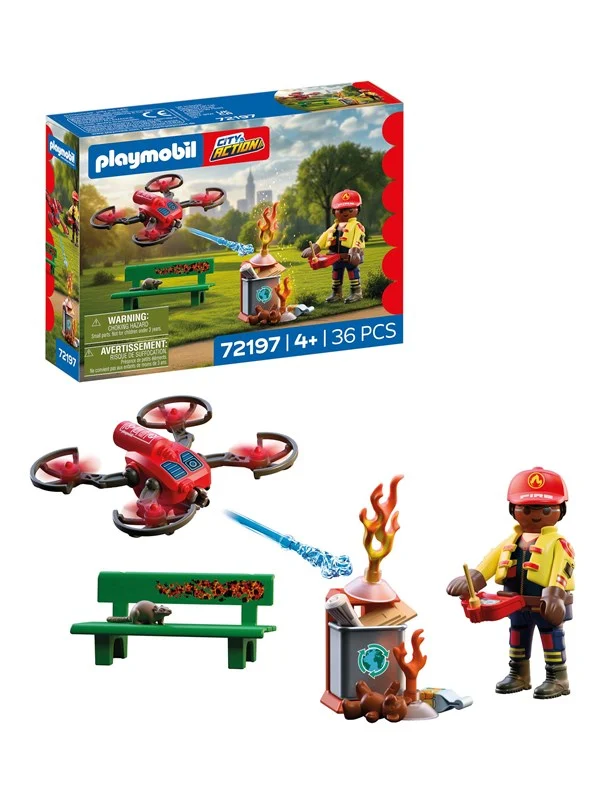 Playmobil City Action - Firefighting Drone