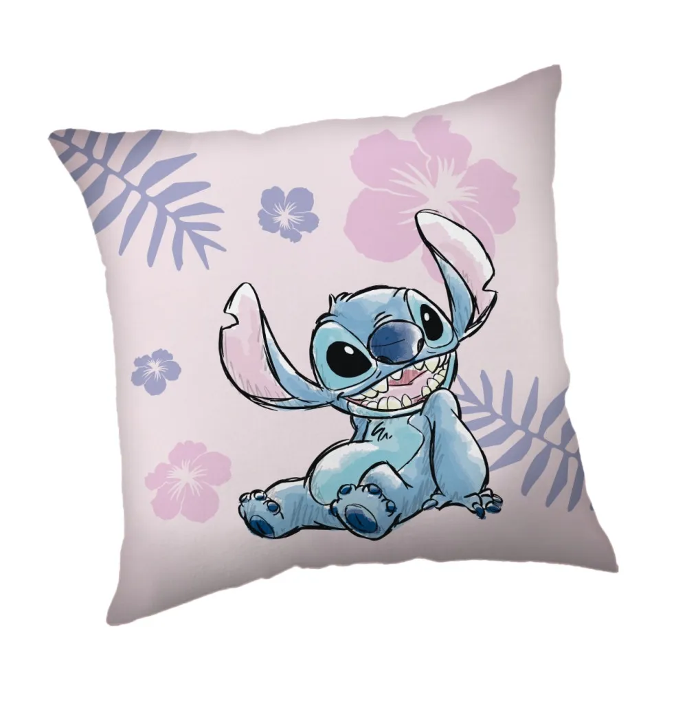 Disney Lilo og Stitch dekorativ pute 35x35 cm, rosa