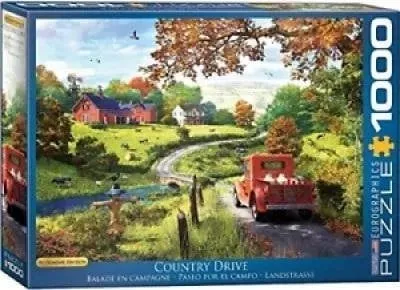 Puslespill 1000 brikker davison the country drive 6000-0968