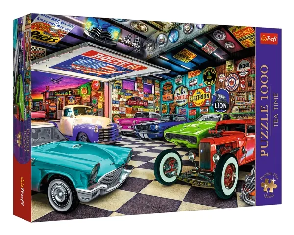 Puslespill 1000 brikker Premium Plus Car-samlergarasje