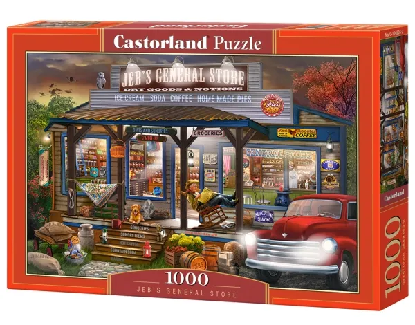 Castorland Jeb''s General Store 1000 pcs, 1000 stykker, Bygninger, 9 år