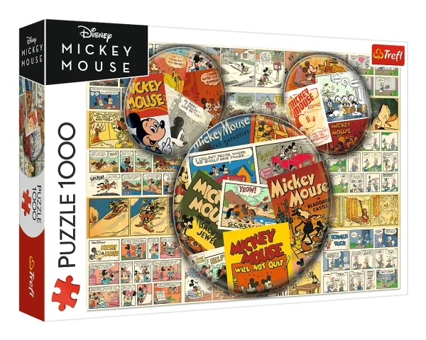 Trefl Disney: Mickey Mouse Disney 1000, 1000 stykker, Tegneserier