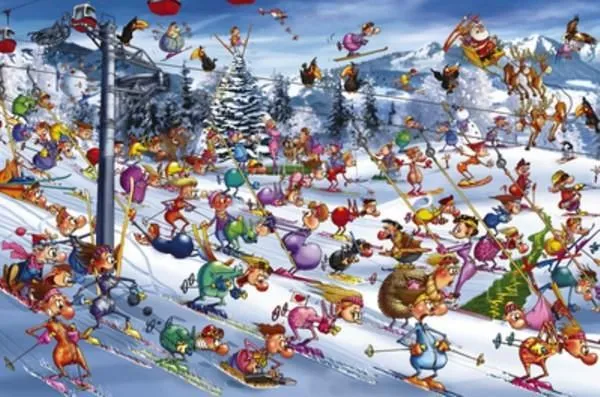 Piatnik Ruyer ski, 1000 brikker (76286)