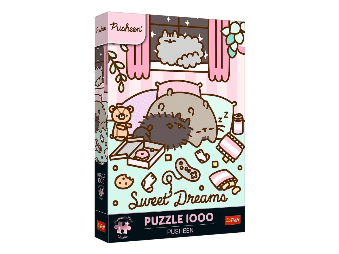 Trefl Puslespill Premium Plus Kvalitet Pusheen 1000 elementer (12080)