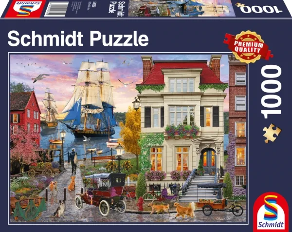 Schmidt Games Puzzle 1000 En havneby