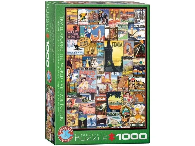 Puslespill 1000 brikker "Journey Around the World" 6000-0755