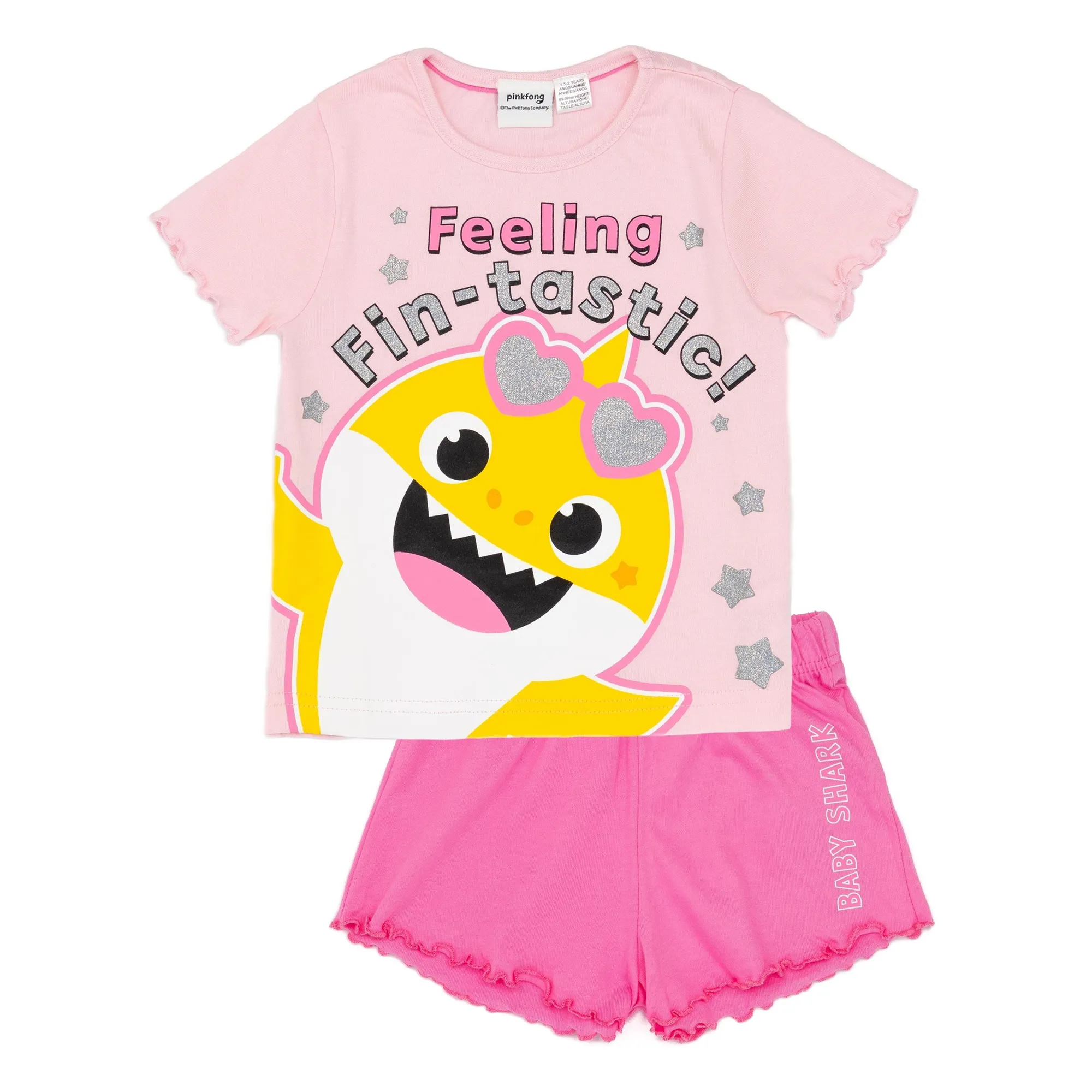 Baby Shark Girls Feeling Fin-Tastic Short Pyjama Set