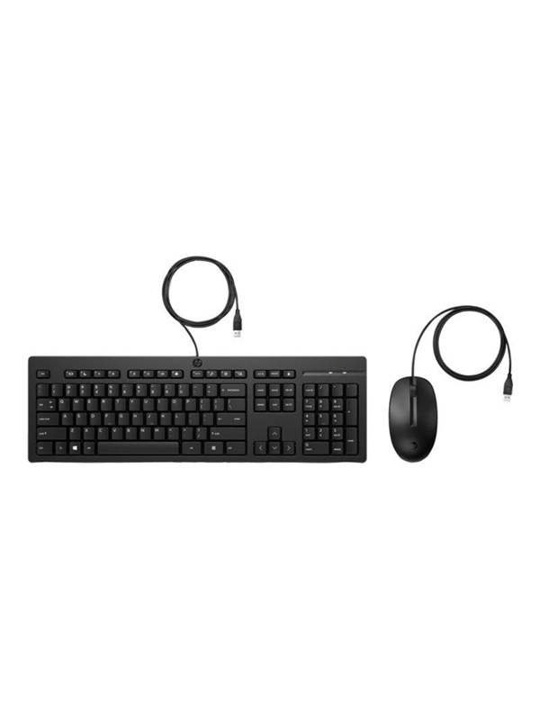 HP 225 - Tastatur & Mussett - Dansk - Svart