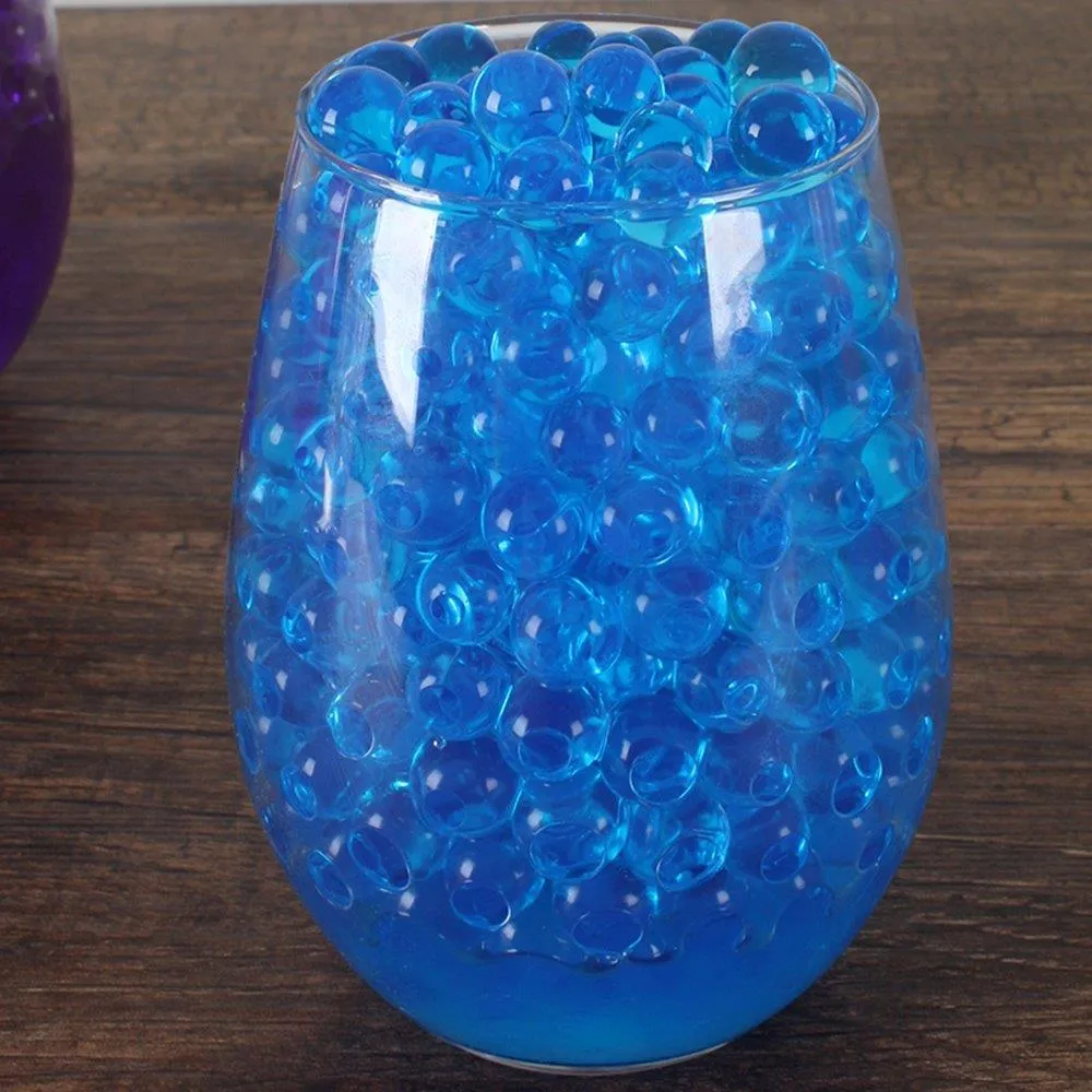 Vandperler 600 stk / blå hydrogelperler / gelperler / dekorationsperler