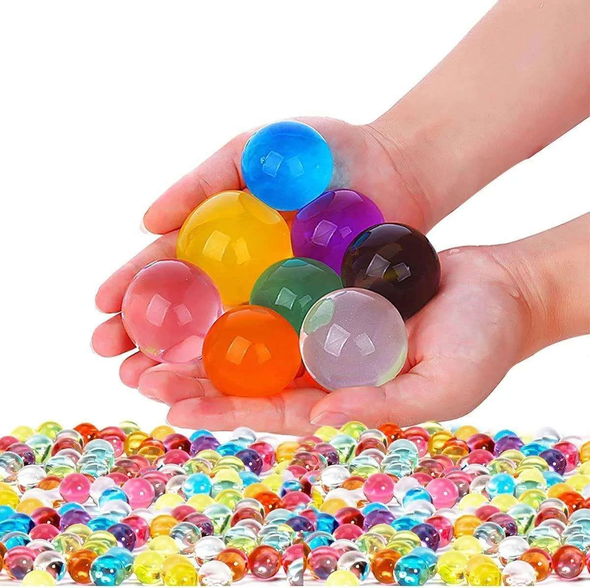 50g Gigantiske Fargede vannperler / Vannkrystaller 4-5cm