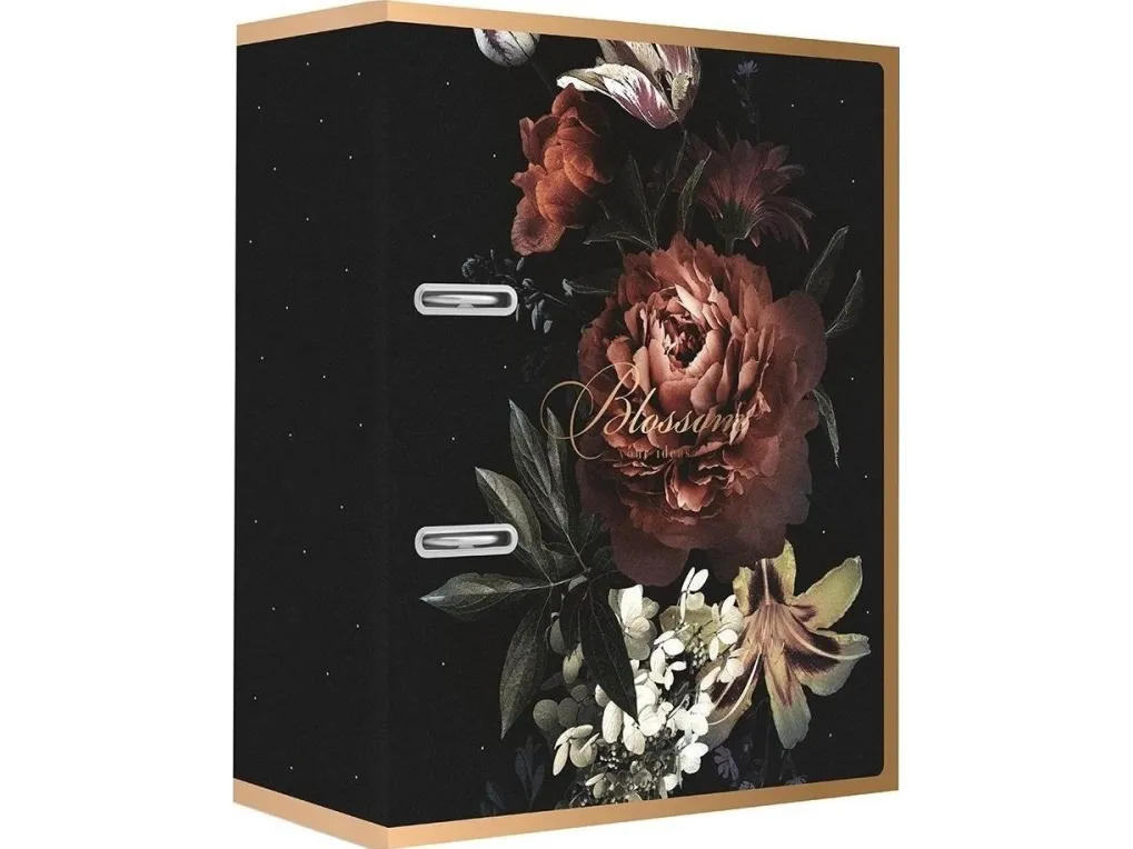 A4/75K sateng metallisk blossom perm