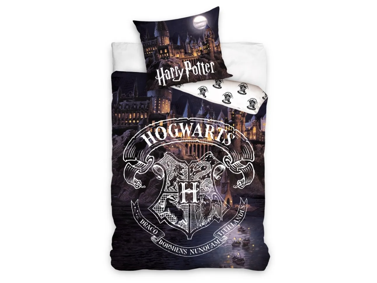 Harry Potter Hogwarts Sengetøj, 100 procent bomuld