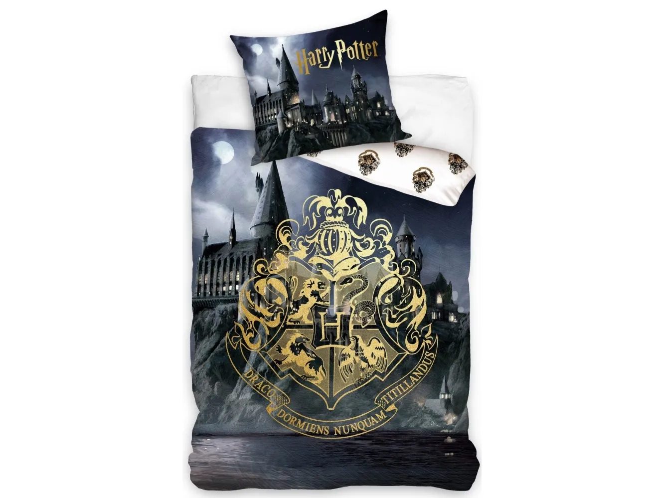 Harry Potter Hogwarts Sengetøj, 100 procent bomuld